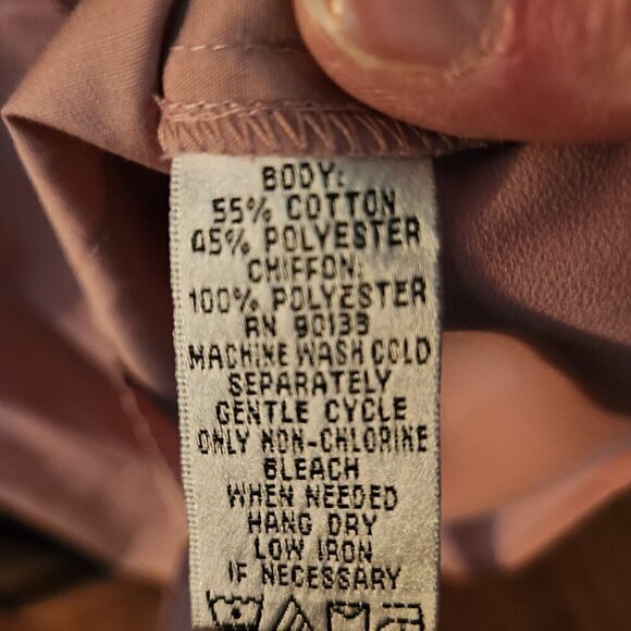 Joan Rivers Girlfriend Shirt Silky Chiffon 1X - Picture 4 of 5